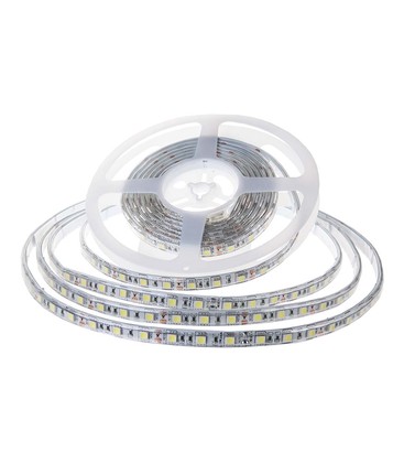 120 LED-stripelys 8W/m - 3000K, IP65, 24V, dobbelt PCB, 10m/rulle