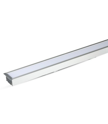 40W LED lineær nedsænket lys - Samsung chip, 4000K, sølv hus.