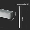 40W LED lampe - Samsung chip, 4000K, sølv hus.
