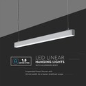 40W LED lampe - Samsung chip, 4000K, sølv hus.