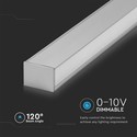 40W LED lampe - Samsung chip, 4000K, sølv hus.