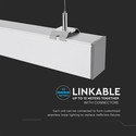 40W LED lampe - Samsung chip, 4000K, sølv hus.