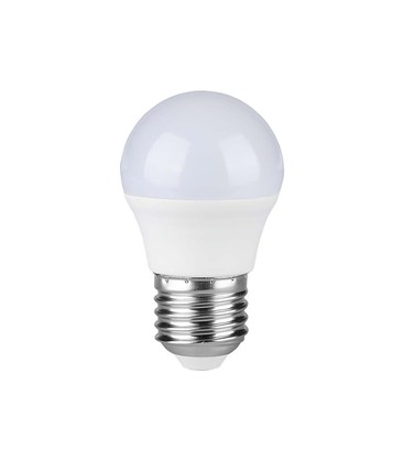 4.5W Plastik Pære E27 - G45, 3000K