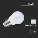 4.5W Plastik Pære E27 - G45, 3000K