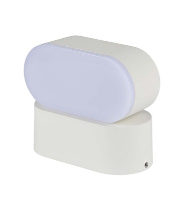 5W LED Væglampe - 4000K, Hvidt hus