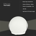 6W Væglampe LED - 4000K, hvid, hus.
