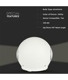 4W hvid LED væglampe - IP65, 4000K, rund, udendørs/indendørs, inkl. lyskilde