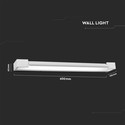 16W LED Væglampe - 3000K, Hvid, Hus, IP44