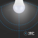 G45 pære 6,5W E27 - plast, Samsung chip, 4000K