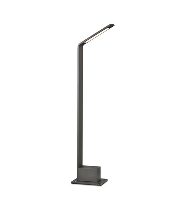 6W Udendørs Pullertlampe - 4000K, IP65, Grå hus