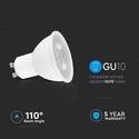 VT-275 GU10 - 7,5W, plast, spotlys, Samsung chip, 6500K, 110D