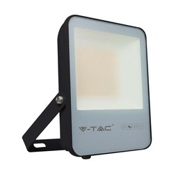 Producenter 50W LED Projektør - 6400K Sort Hus, Grå Glas, 185lm/W.