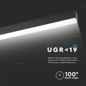 40W Lineær Overfladelys - LED, Samsung Chip, 6400K