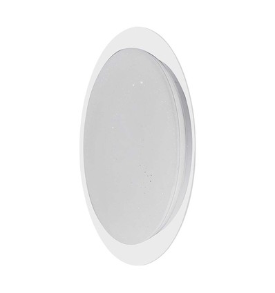 40W Designer Dome LED loftslampe - Ø40cm, CCT farveskift, dæmpbar, stjernehimmeleffekt, inkl. fjernbetjening