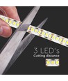 5m 17W/m LED strip - 12V DC, IP20, 204 LED pr. meter