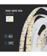 5m 17W/m LED strip - 12V DC, IP20, 204 LED pr. meter