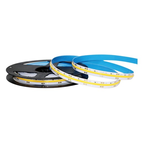 5m 10W/m COB-LED strip, 6400K - 24V, IP20, 280 LED pr. meter, COB LED