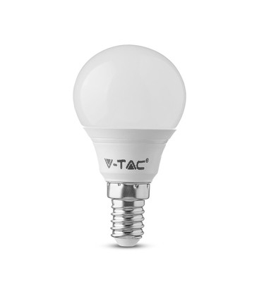 4,5W P45 LED Plastikpære E14 - 3000K, 6 stk/pakke.