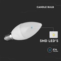 LED kertepære 4,5W E14 - 6500K, 6 stk/pak