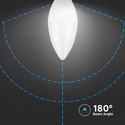LED kertepære 4,5W E14 - 6500K, 6 stk/pak