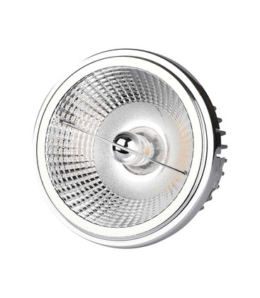 AR111 LED udskiftelig reflektor spotlys 20W - 6400K, 40°/20°, sølv