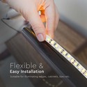2835 LED Stribe Lys - 12W/m, Samsung Chip, 4000K, IP20, 5m/rulle