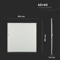 Panel LED 29W - 60x60cm, 6400K, Høj Lumen