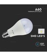 3 stk. E27 8,5W LED pære - A60, 806lm, erstatter 60W