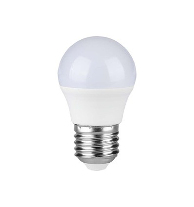 3 stk. E27 4,5W LED kronepærer - G45, 4000K, erstatter 40W