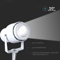 12W LED Havelampe - 3000K, Hvid, hus