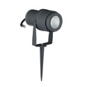 12W Havelampe - LED, 3000K, grå hus