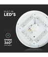 12W LED loftslampe med stjernehimmel - Ø26cm, 3-i-1 CCT, 1200lm, IP20 indendørs