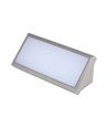 12W LED udendørs væglampe - IP65, grå, 1250lm, 4200K, oblique design