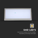 12W LED Landskab Udendørs Soft Light Medium - 4200K, Grå Hus