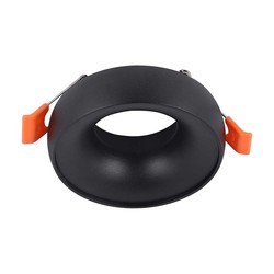 Producenter GU10 - Lampe, rund, sort ramme, sort reflektor