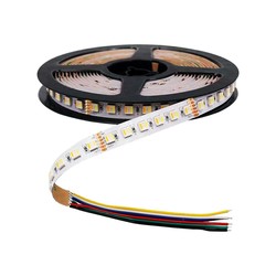 Elmateriel 60 24W/m LED Strip Lys - CCT 3i1+RGB, IP20, 24V.