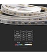 5m 24W/m RGB+CCT LED strip - 24V DC, RGB+2700-6500K, IP65