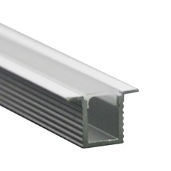 Elmateriel Monteringssæt - Diffuser til LED-Strip Nedsænket, 2000 mm.