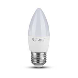 Elmateriel 4,5W kertepære E27 - LED, 4000K.