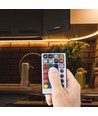 RGB+CCT controller med fjernbetjening - 12V/24V, 28 knapper, 10A, til LED strips