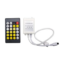 Elmateriel Infrarød Controller 24 Knapper - CCT, 3i1, Med Fjernbetjening.