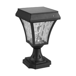Elmateriel LED Solcelle Standerlampe - CCT 3i1, Mat Sort Hus.
