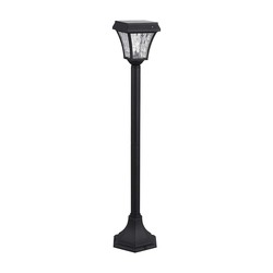 Elmateriel LED solcelle havelampe - CCT 3i1 mat sort hus