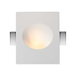 Elmateriel GU10 lampe - runde, hvid.