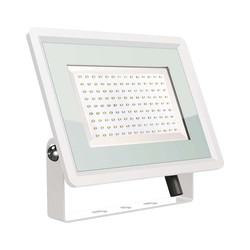 Elmateriel 200W projektør - F-class, 4000K, hvid hus