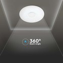 LED Designer Dome Light - 30W, 60W, fjernbetjening, CCT ændring, dæmpbar, rundt dæksel