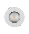 40W Ø22,1cm LED indbygningspanel - 105lm/W, COB LED, Hul: Ø20,7 cm, Mål: Ø22,1 cm, hvid kant