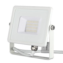 Producenter 20W Projektør Samsung Chip - 3000K, Hvid Hus