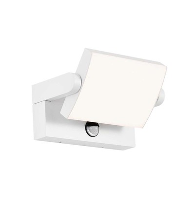 17W LED væglampe med sensor - IP65, 2580lm, hvid, 4000K, PIR sensor