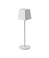 Opladelig LED bordlampe Inde/ude - Hvid, touch dæmpbar, IP54, varm hvid lys